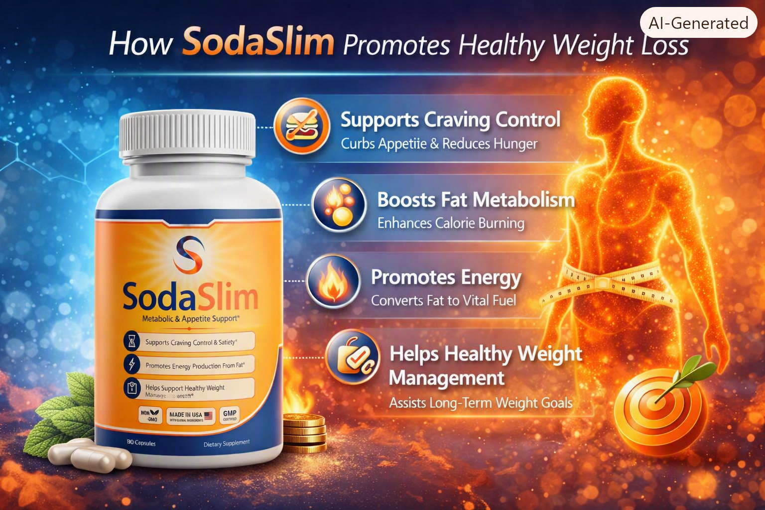 SodaSlim mechanism of action: metabolism, appetite, energy
